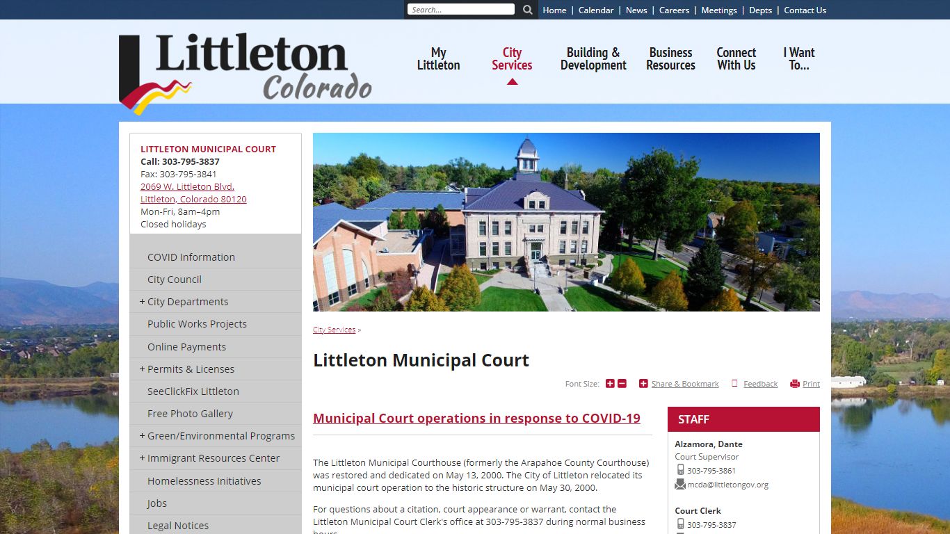 Littleton Municipal Court | Littleton CO